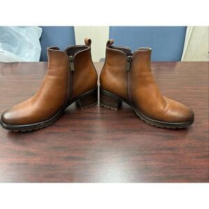 Patrizia by Spring Step Irie Brown Ankle Booties Size 41